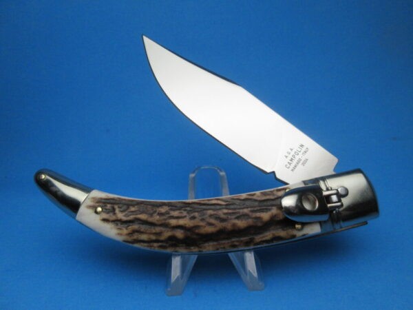 AGA Campolin Stag Diana Leverlock Switchblade