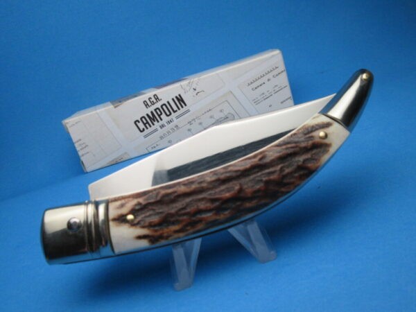 AGA Campolin Stag Diana Leverlock Switchblade - Image 3