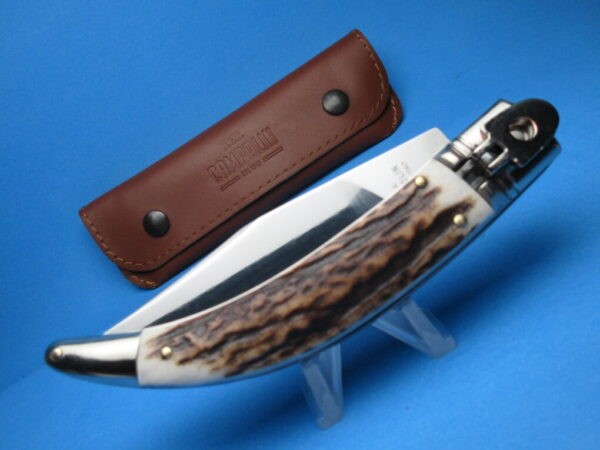 AGA Campolin Stag Diana Leverlock Switchblade - Image 4