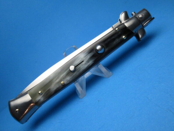 Frank Beltrame 11" Brazilian Horn Dagger Switchblade - Image 4