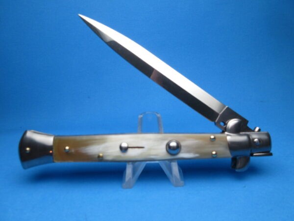 Frank Beltrame 11" Blonde Horn Dagger Switchblade