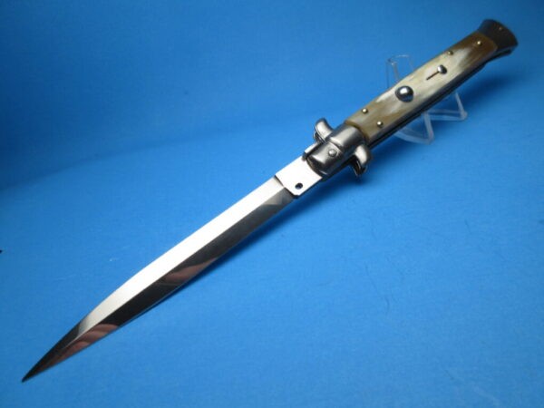 Frank Beltrame 11" Blonde Horn Dagger Switchblade