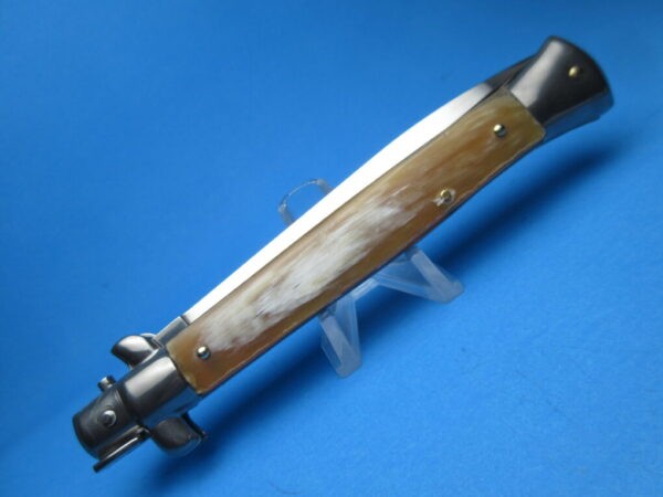 Frank Beltrame 11" Blonde Horn Dagger Switchblade