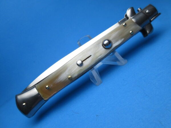 Frank Beltrame 11" Blonde Horn Dagger Switchblade