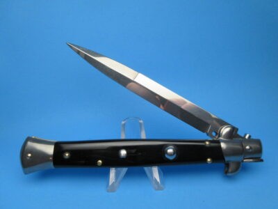 Frank Beltrame 11" Black Acrylic Bayonet Switchblade