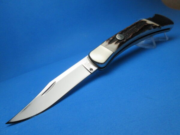 Custom Buck Stag 110 Automatic Conversion Knife #2 - Image 2