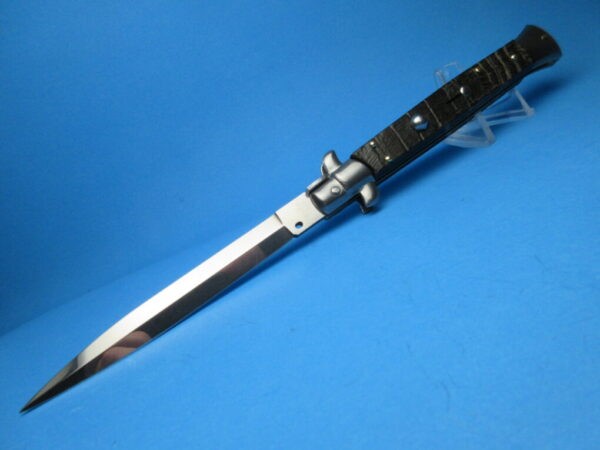 Frank Beltrame 11" Rams Horn Dagger Switchblade - Image 2