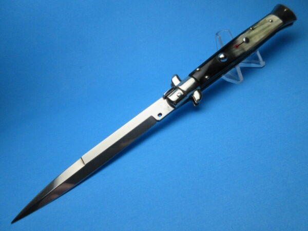 Frank Beltrame 11" Brazilian Bayonet Red Dot Picklock Switchblade - Image 2