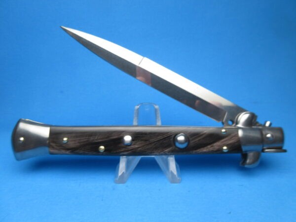 Frank Beltrame 11" Buffalo Horn Bayonet Switchblade