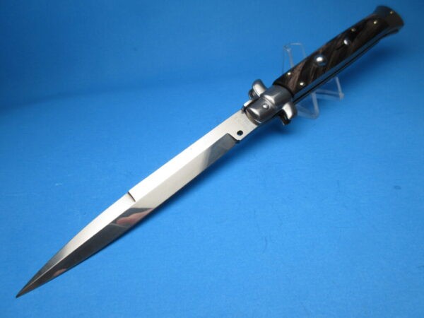 Frank Beltrame 11" Buffalo Horn Bayonet Switchblade