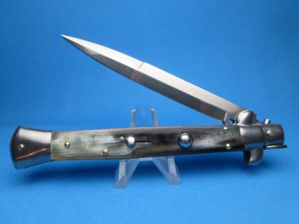 Frank Beltrame 11" Brazilian Horn Bayonet Switchblade