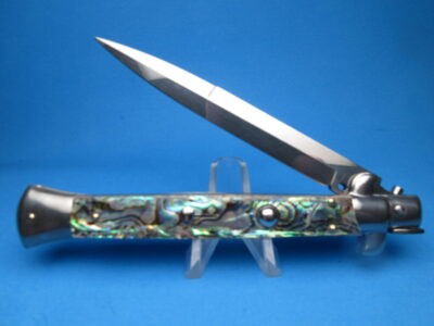 Frank Beltrame 11" Abalone Bayonet Switchblade