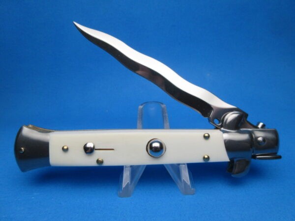 Frank Beltrame  9" Camel Bone Kriss Switchblade