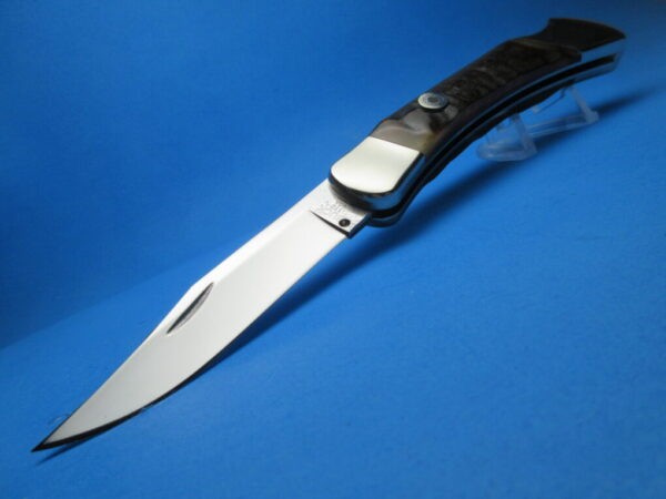 Custom Buck 110 Rams Horn Automatic Conversion Knife - Image 3