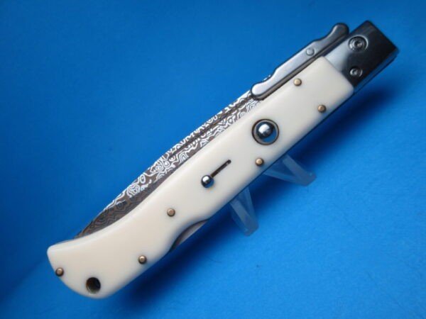 11" AKC Imit Ivory Damascus "Roma" Swinguard - Image 4