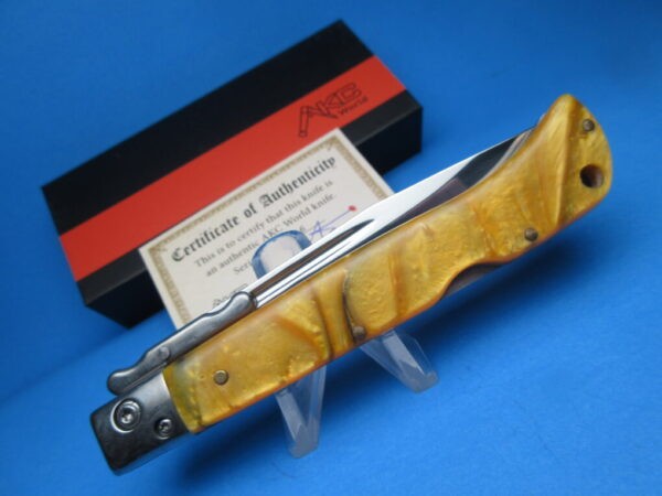 9" AKC Yellow Pearlex "Roma" Swinguard - Image 3