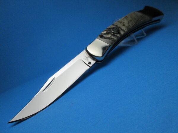 Custom Buck Black Nepal Sheep 110 Automatic Conversion Knife - Image 3