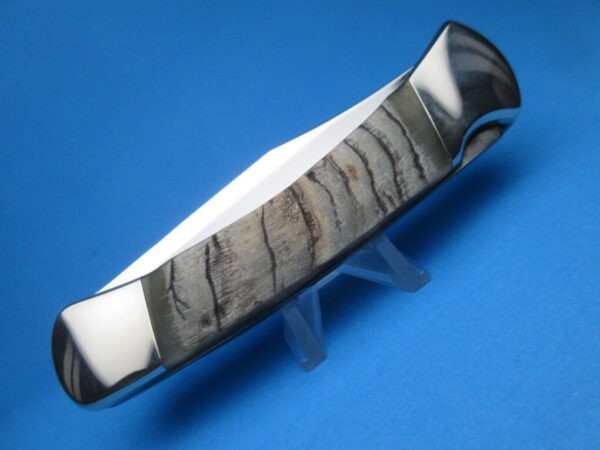 Custom Buck Black Nepal Sheep 110 Automatic Conversion Knife - Image 4