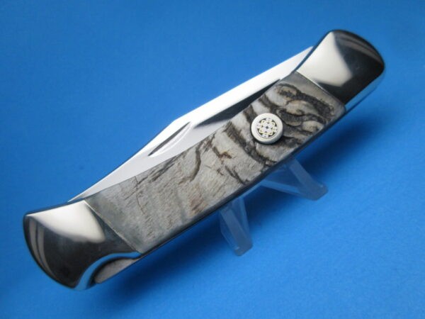 Custom Buck Black Nepal Sheep 110 Automatic Conversion Knife - Image 5