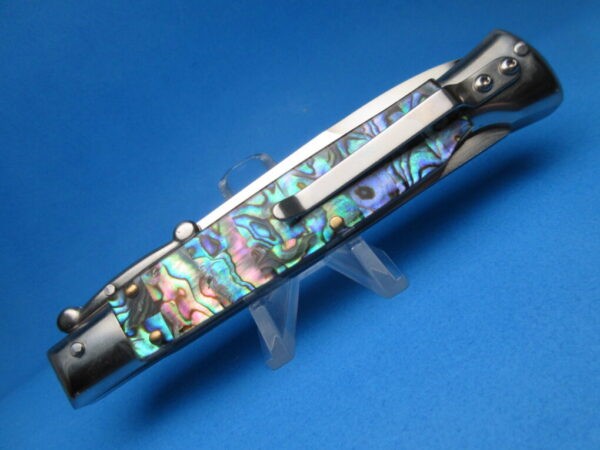 9'' AKC Abalone Polished Bayonet Swinguard 3