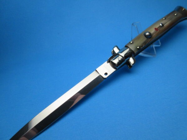 Frank Beltrame 11" French Point 1 Dagger Red Dot Picklock Switchblade #1 - Image 3