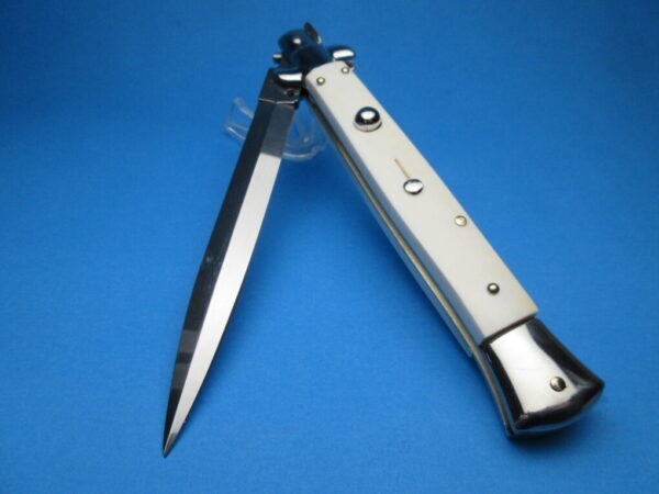 Frank Beltrame 11" Camelbone Dagger Picklock Switchblade - Image 5