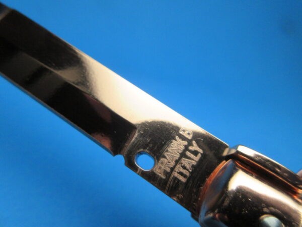 Frank Beltrame 9" Resin Copper Bayonet Switchblade - Image 5