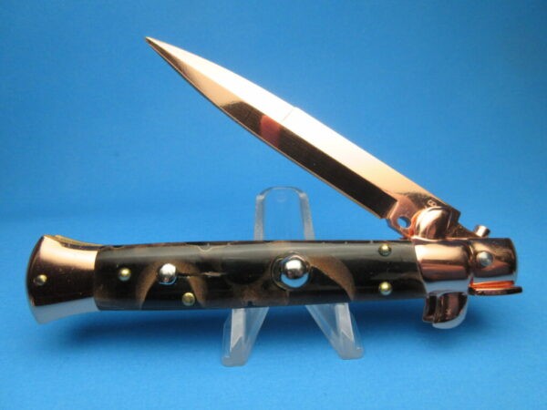 Frank Beltrame 9" Resin Copper Bayonet Switchblade