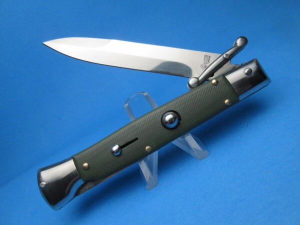 9'' AKC Green G-10 Polished Bayonet Swinguard - Image 2