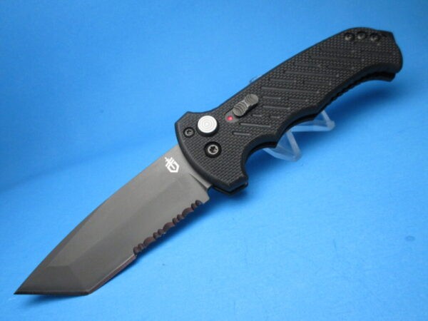 Gerber 06 Auto G-10 Tanto Serrated Switchblade Knife