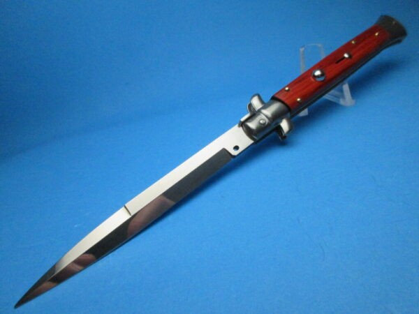 Frank Beltrame 11" Red Heart Bayonet Switchblade - Image 3